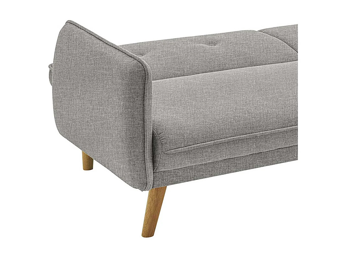 Schlafsofa mit Rücken Klappmechanik Fußgestell aus Holz