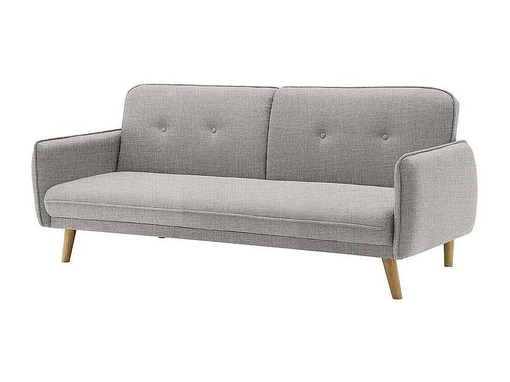 Schlafsofa mit Rücken Klappmechanik Fußgestell aus Holz