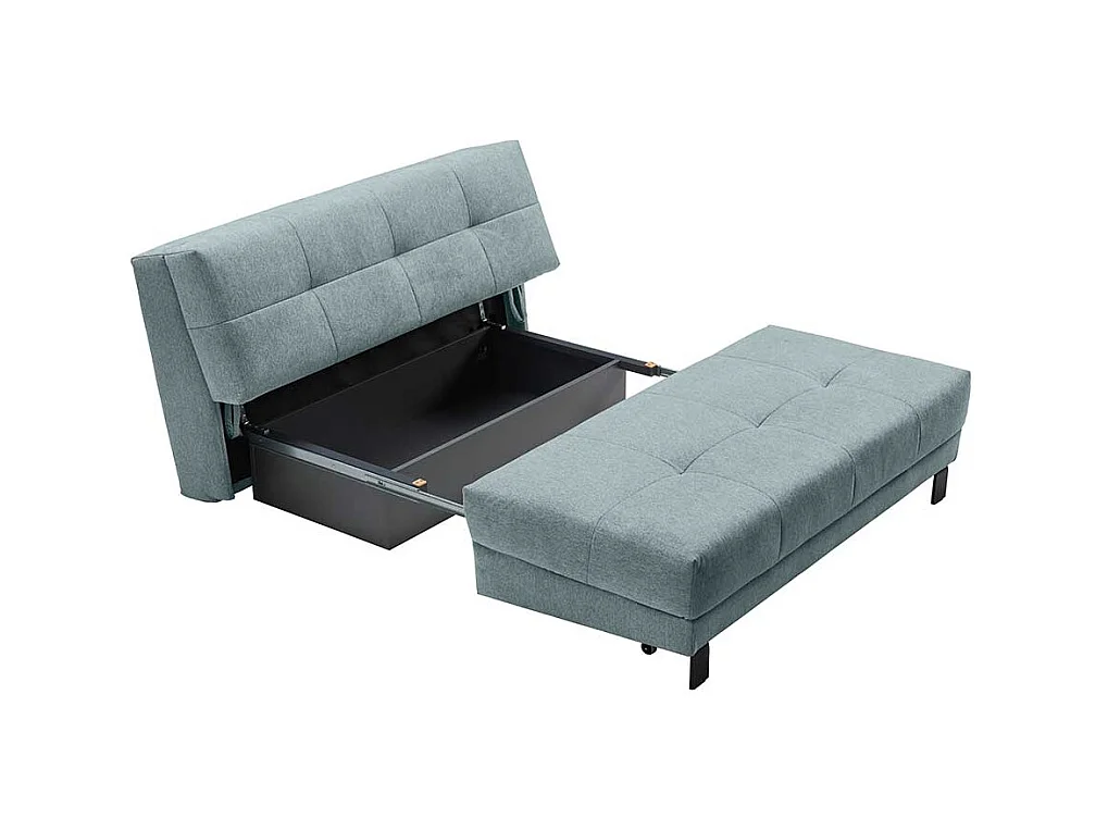 Wohnzimmer Couch mit Schlaffunktion Bettkasten