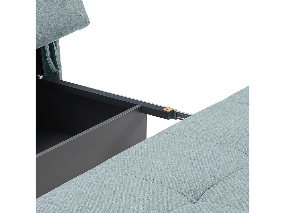 Wohnzimmer Couch mit Schlaffunktion Bettkasten