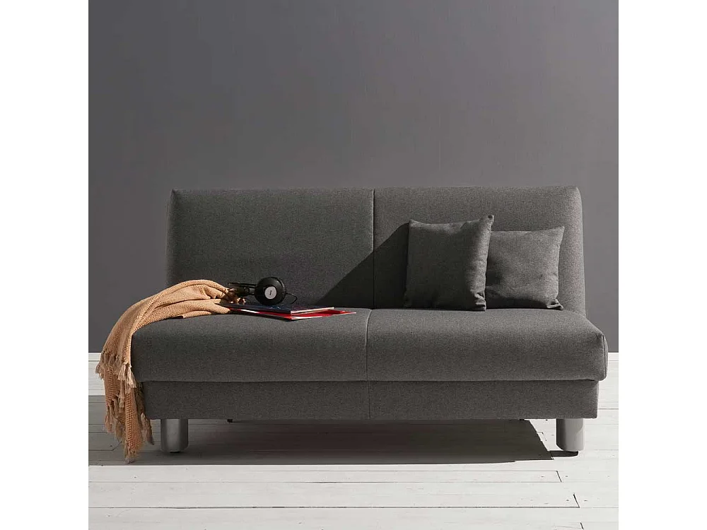 Schlafsofa in Grau Faltmechanik