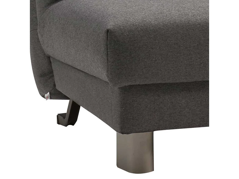 Schlafsofa in Grau Faltmechanik
