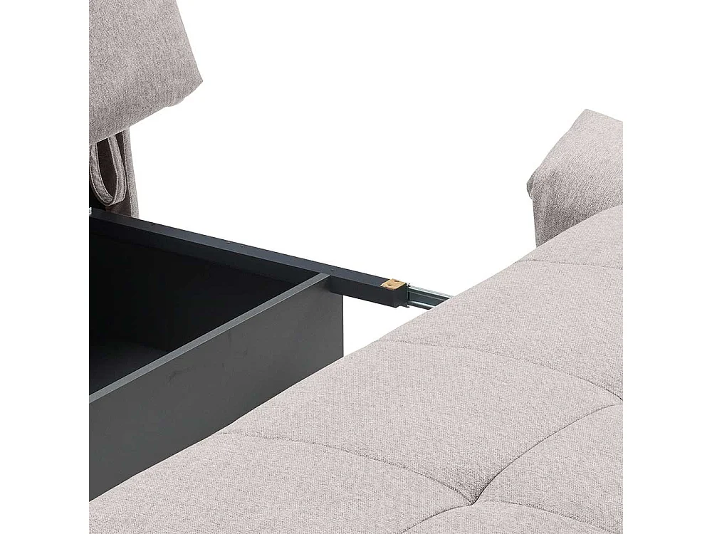 Zweisitzer Schlafsofas mit Faltmechanik Flachgewebe