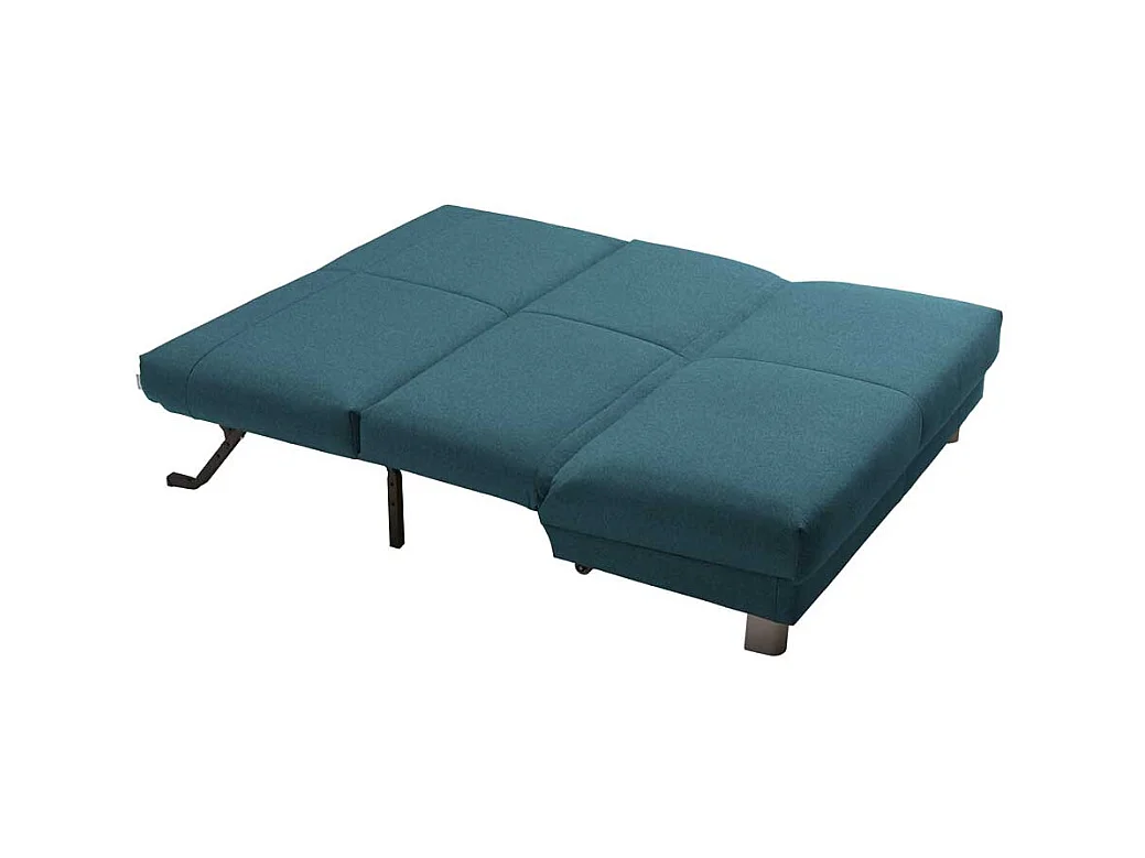 Klappsofa in Petrol Schlaffunktion