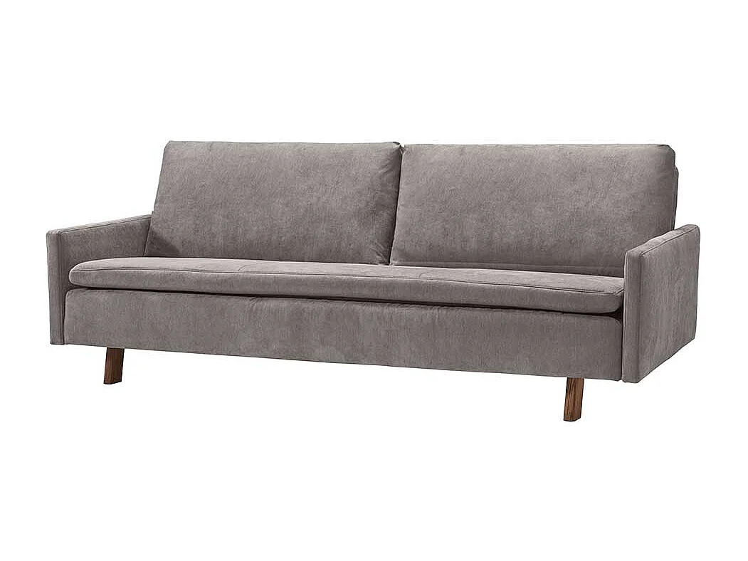 Liegesofa modern Beigegrau Made in Germany Microvelour