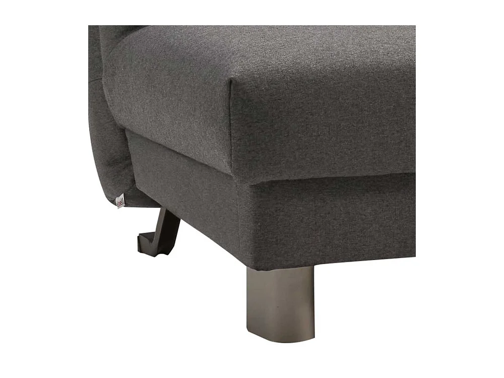 Schlafsofa in Grau Faltmechanik