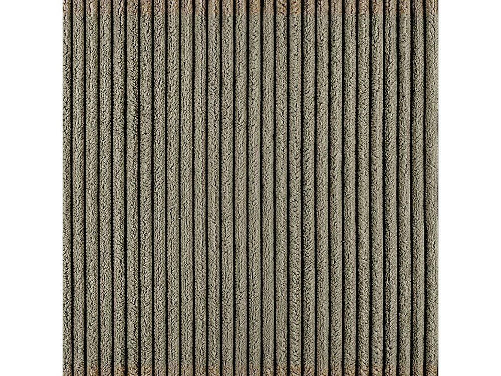 Faltsofa Cord in Grün Untergestell aus Metall