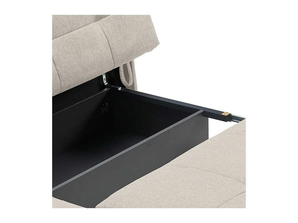 Sofabett in modernem Design abklappbaren Armlehnen