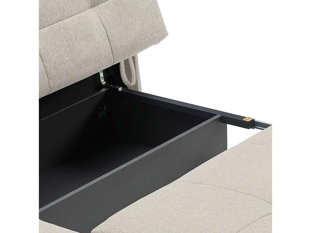 Sofabett in modernem Design abklappbaren Armlehnen