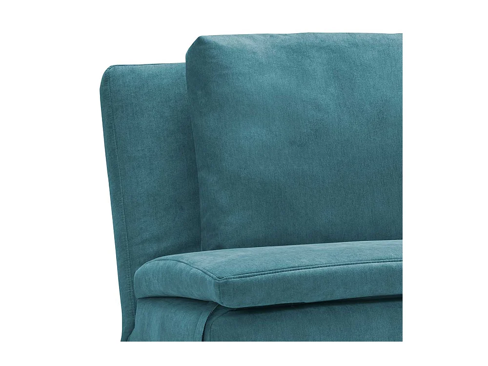 Sofa Bett Petrol modern Made in Germany Microvelour