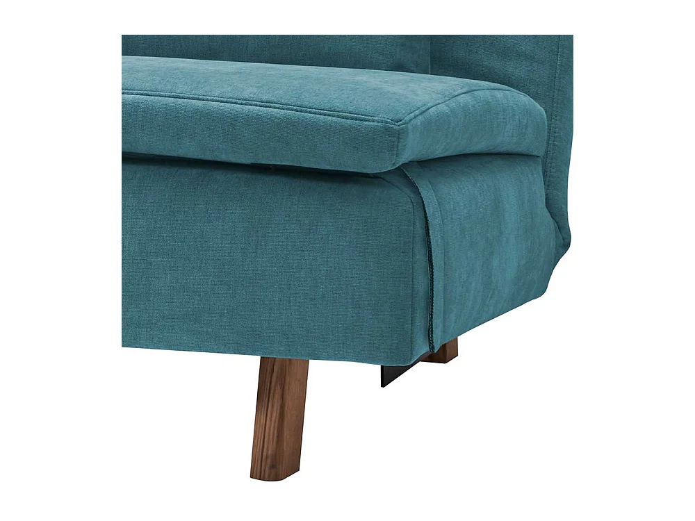 Sofa Bett Petrol modern Made in Germany Microvelour