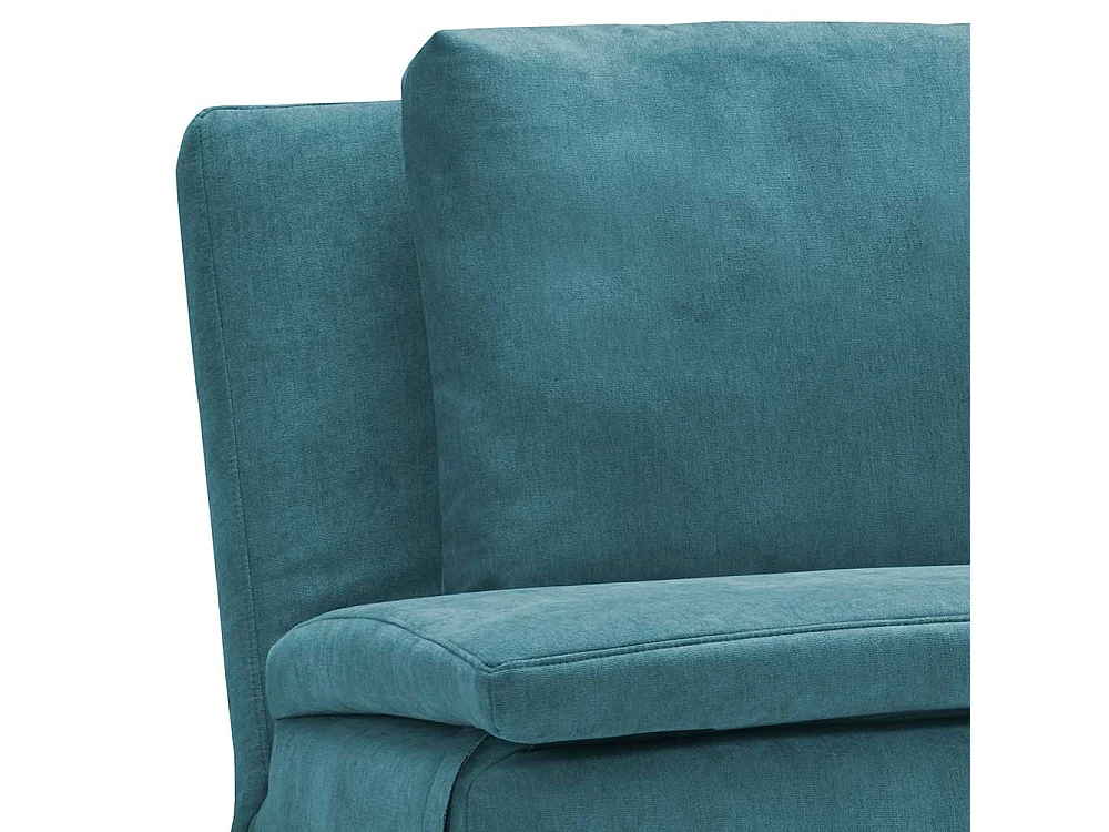 Sofa Bett Petrol modern Made in Germany Microvelour