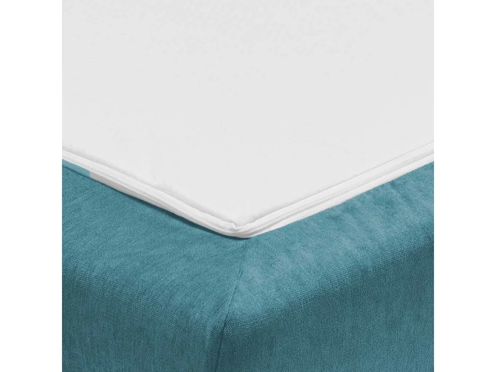 Sofa Bett Petrol modern Made in Germany Microvelour