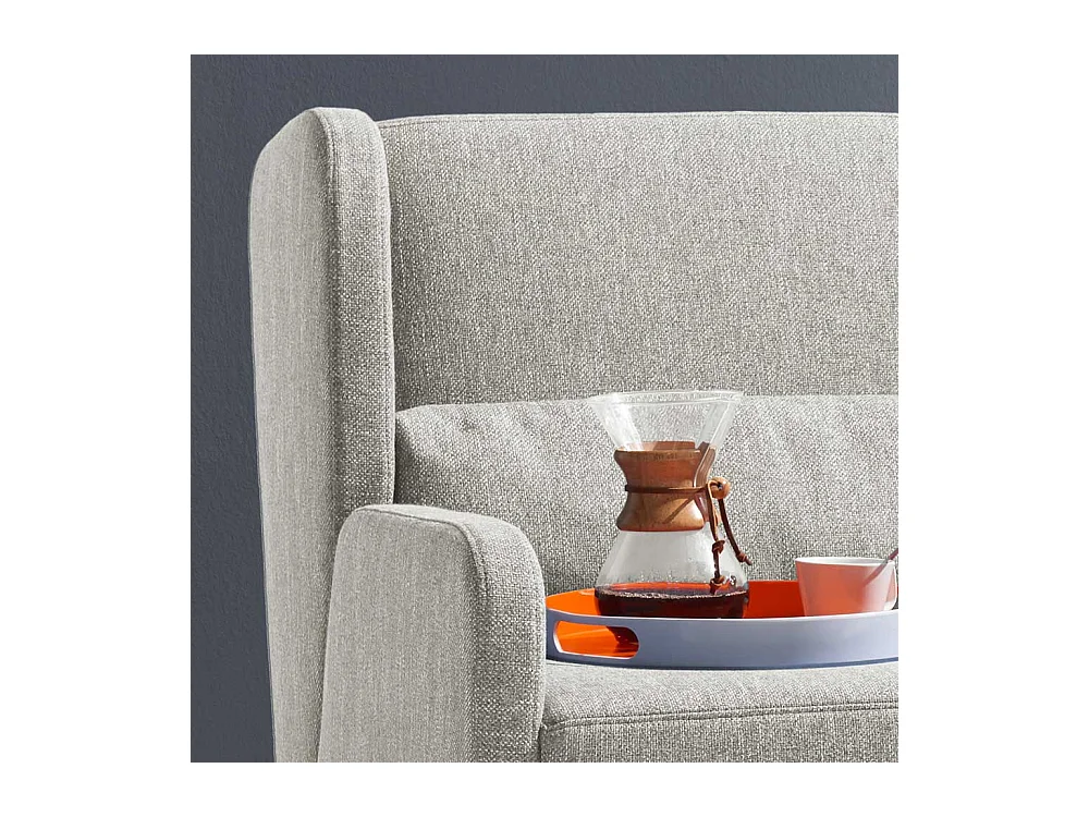 Schlafsofa in Beige Webstoff Made in Germany