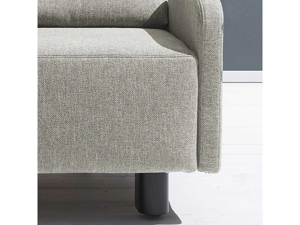 Schlafsofa in Beige Webstoff Made in Germany