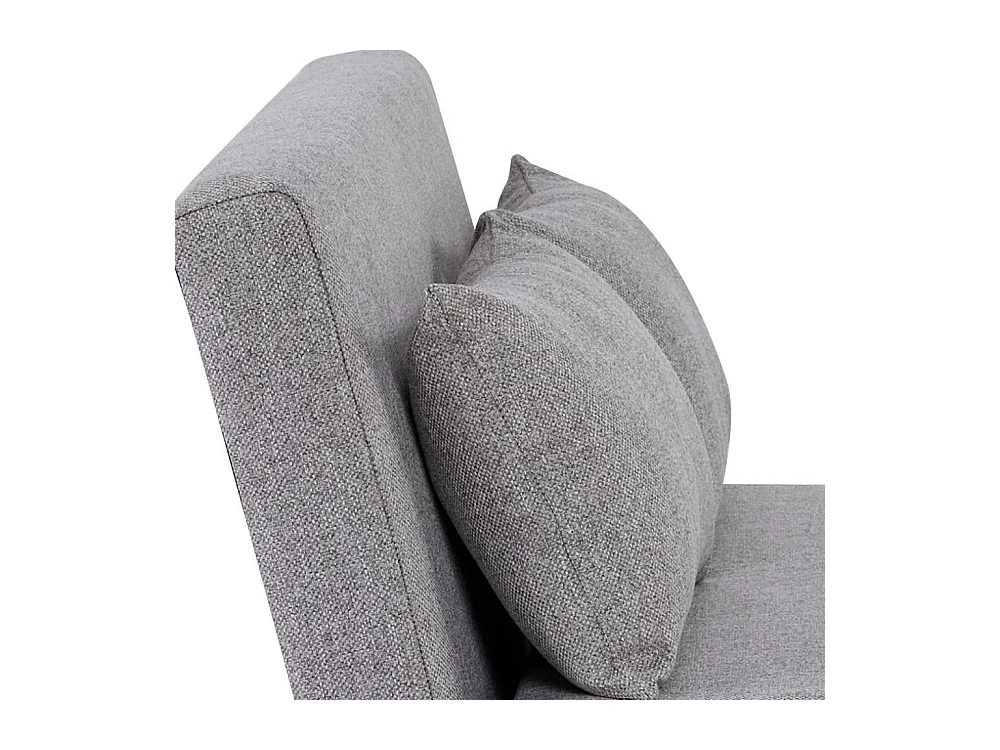 Funktionssofa Zweisitzer Sofa aus Webstoff mit Fußgestell aus Holz