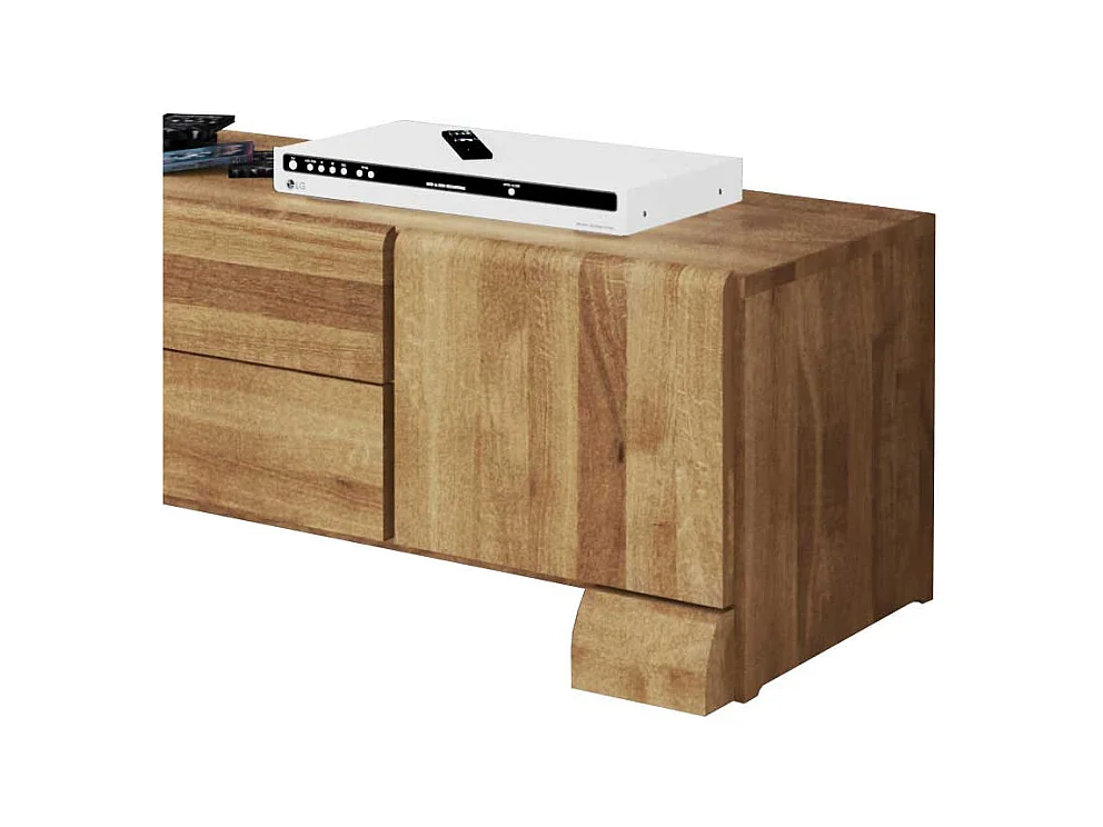 Lowboard aus Wildeiche Massivholz 120 cm