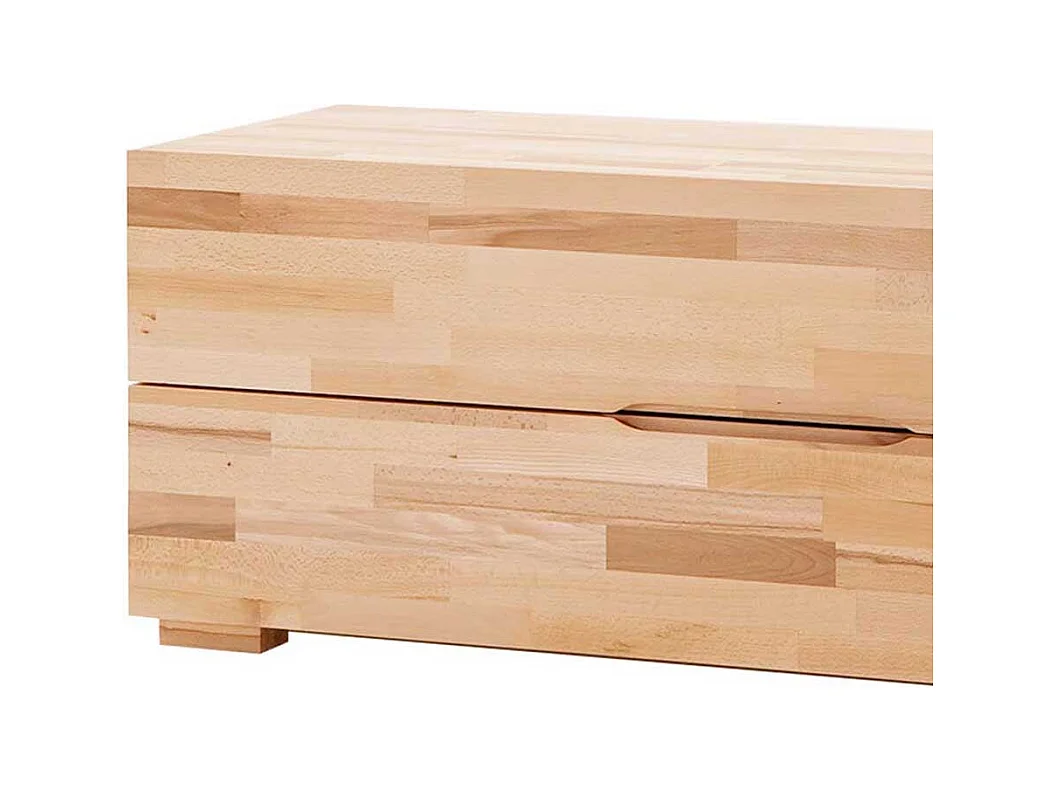 Lowboard aus Kernbuche Massivholz 120 cm