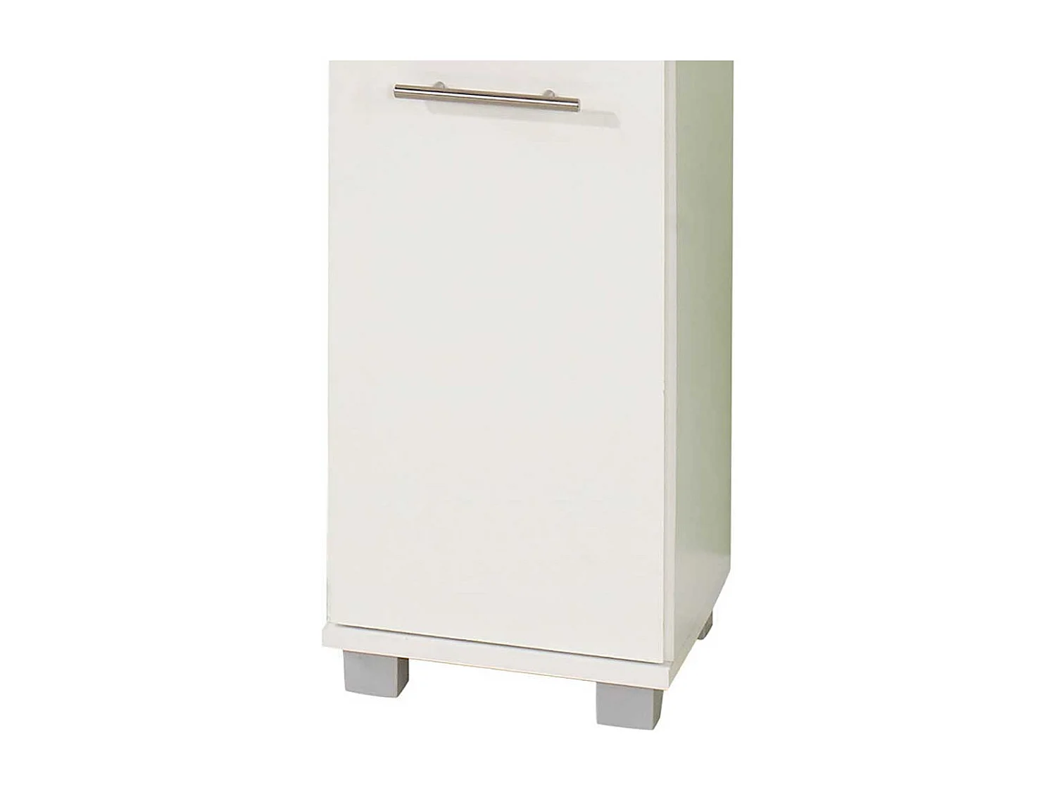 Weißer Seitenschrank für Bad modern