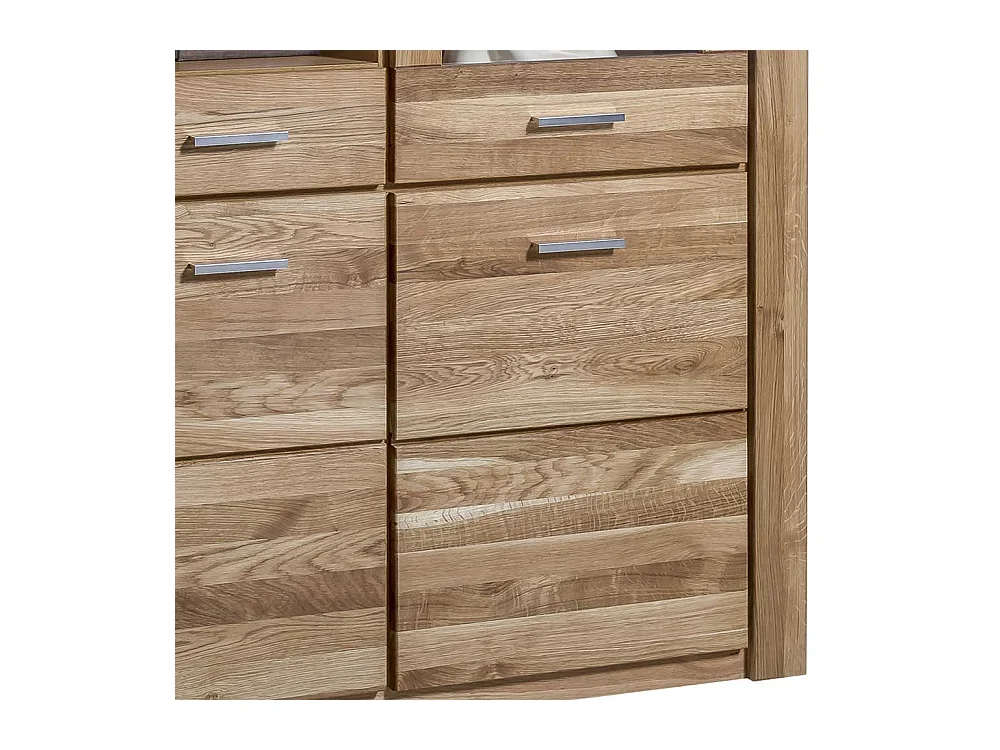 Wohnzimmer Anrichte aus Wildeiche teilmassiv 140 cm hoch