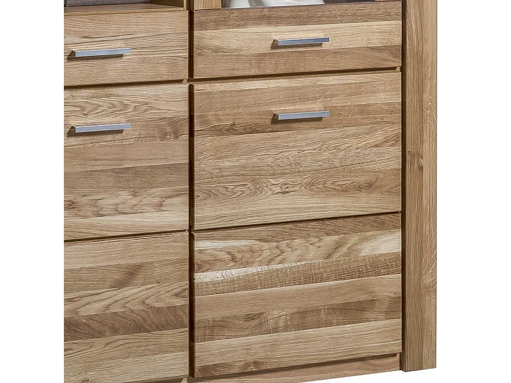 Wohnzimmer Anrichte aus Wildeiche teilmassiv 140 cm hoch