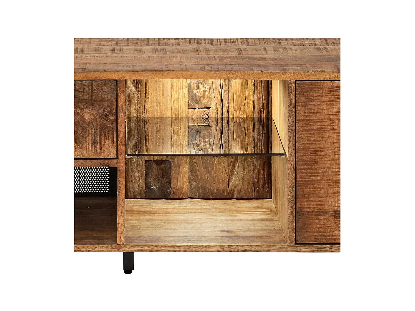 Flachstrecke Wohnzimmer im Industry und Loft Stil 180 cm breit