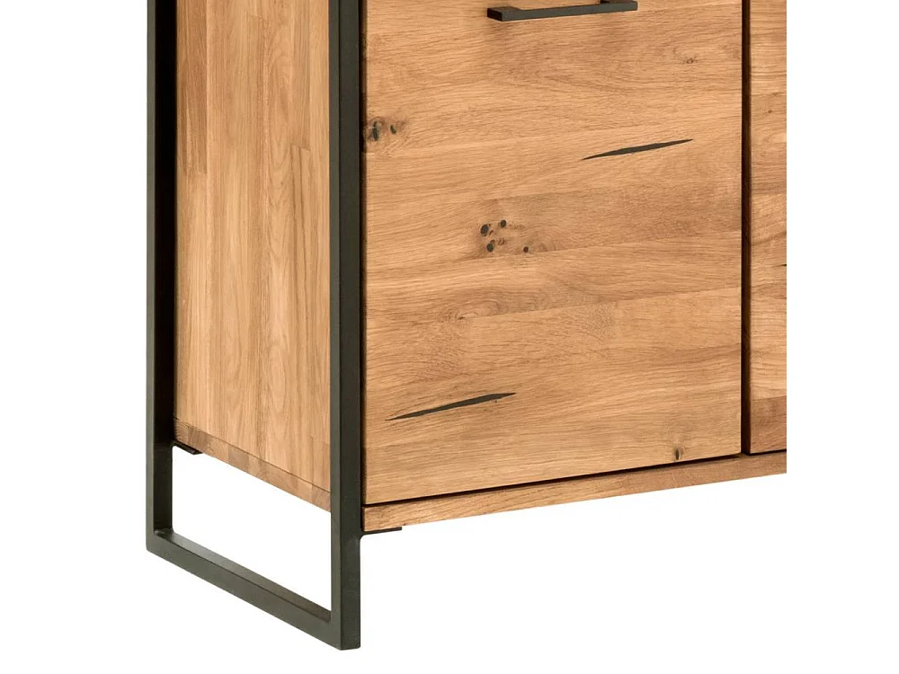 Hochkommode Vertiko Schrank mit Drehtüren und einer Schublade