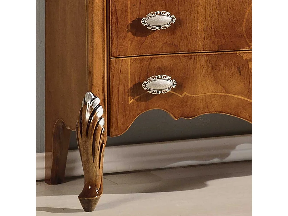 Esszimmerschrank in Nussbaumfarben italienischen Stil