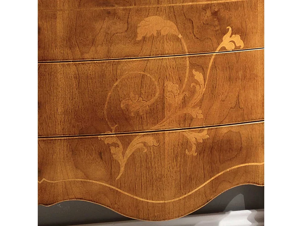 Esszimmerschrank in Nussbaumfarben italienischen Stil