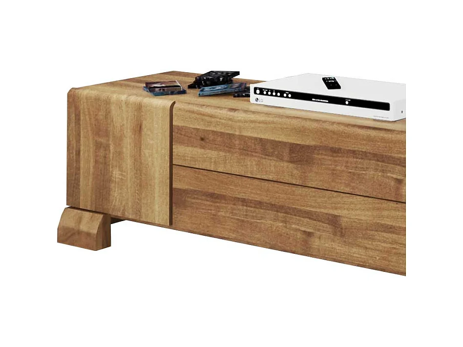 Massivholz Lowboard aus Wildeiche geölt 160 cm