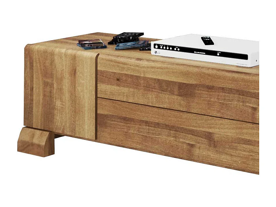 Massivholz Lowboard aus Wildeiche geölt 160 cm