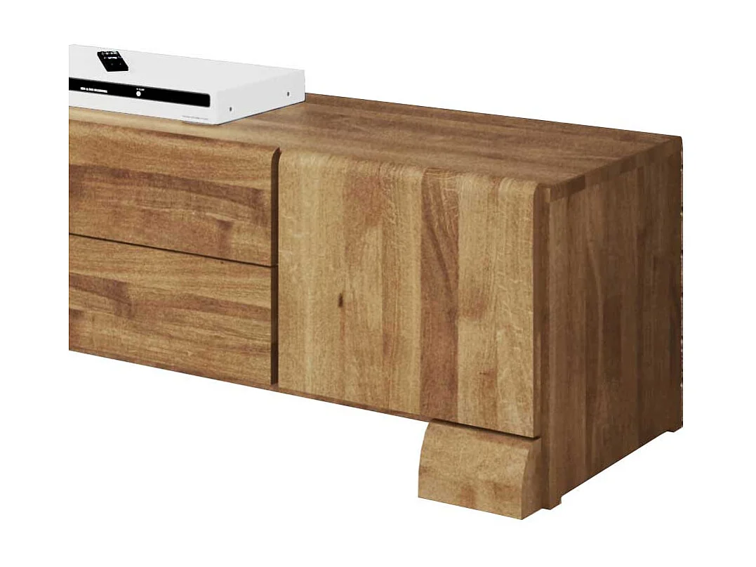 Massivholz Lowboard aus Wildeiche geölt 160 cm