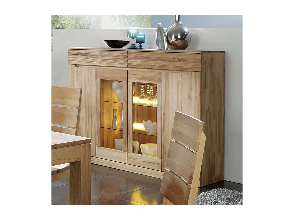 Highboard aus Kernbuche Massivholz Esszimmer