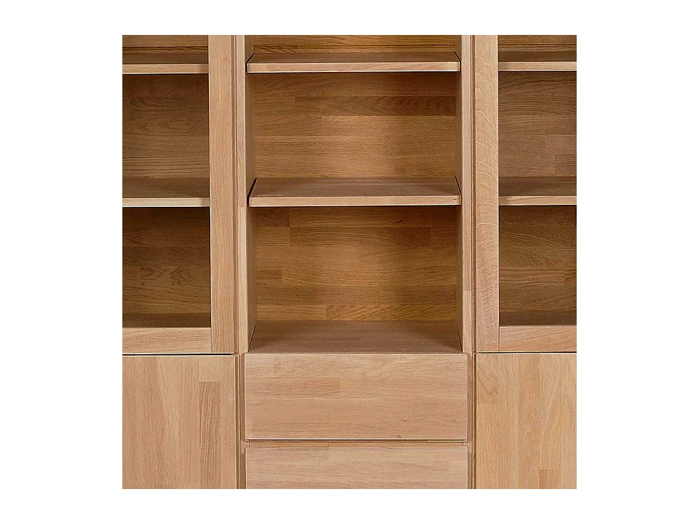 Esszimmer Highboard aus Eiche Massivholz 130 cm breit