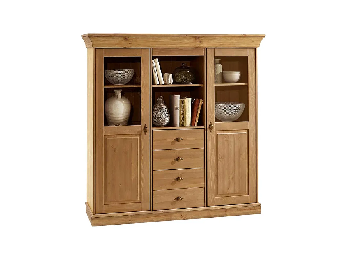 Esszimmer Highboard aus Kiefer teilmassiv Landhaus