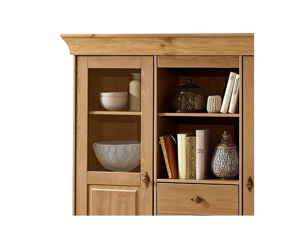 Esszimmer Highboard aus Kiefer teilmassiv Landhaus