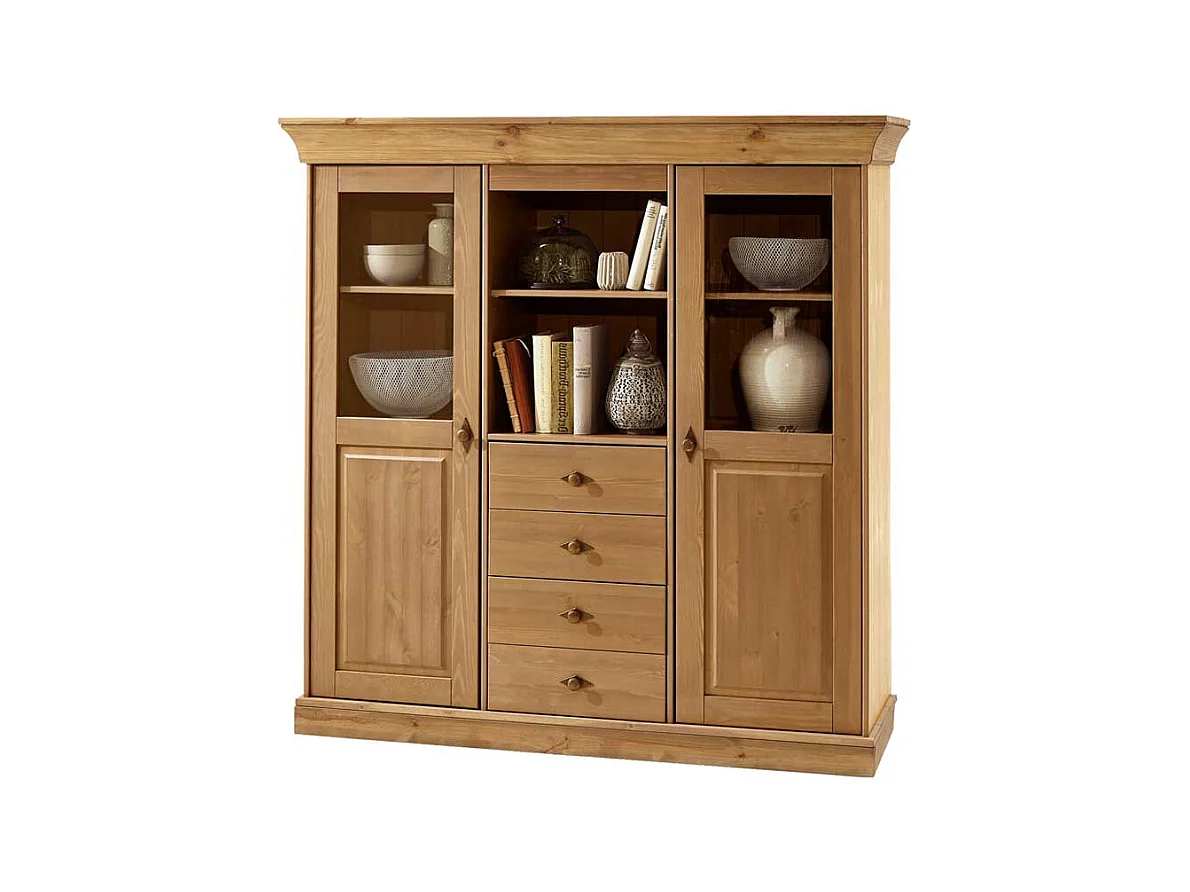 Esszimmer Highboard aus Kiefer teilmassiv Landhaus