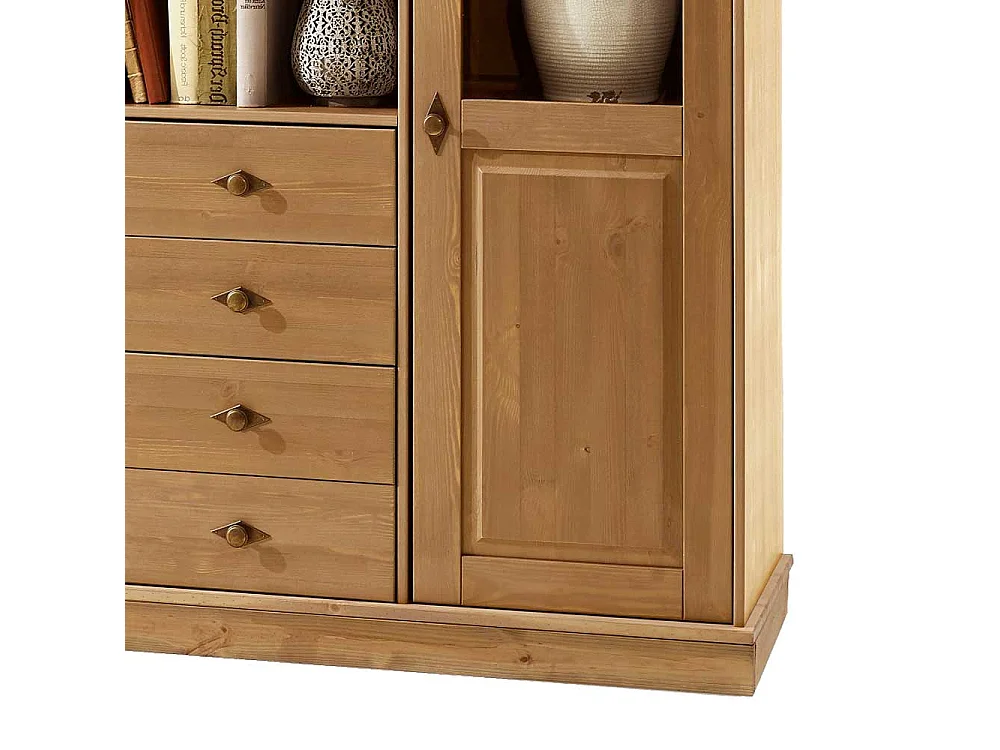 Esszimmer Highboard aus Kiefer teilmassiv Landhaus