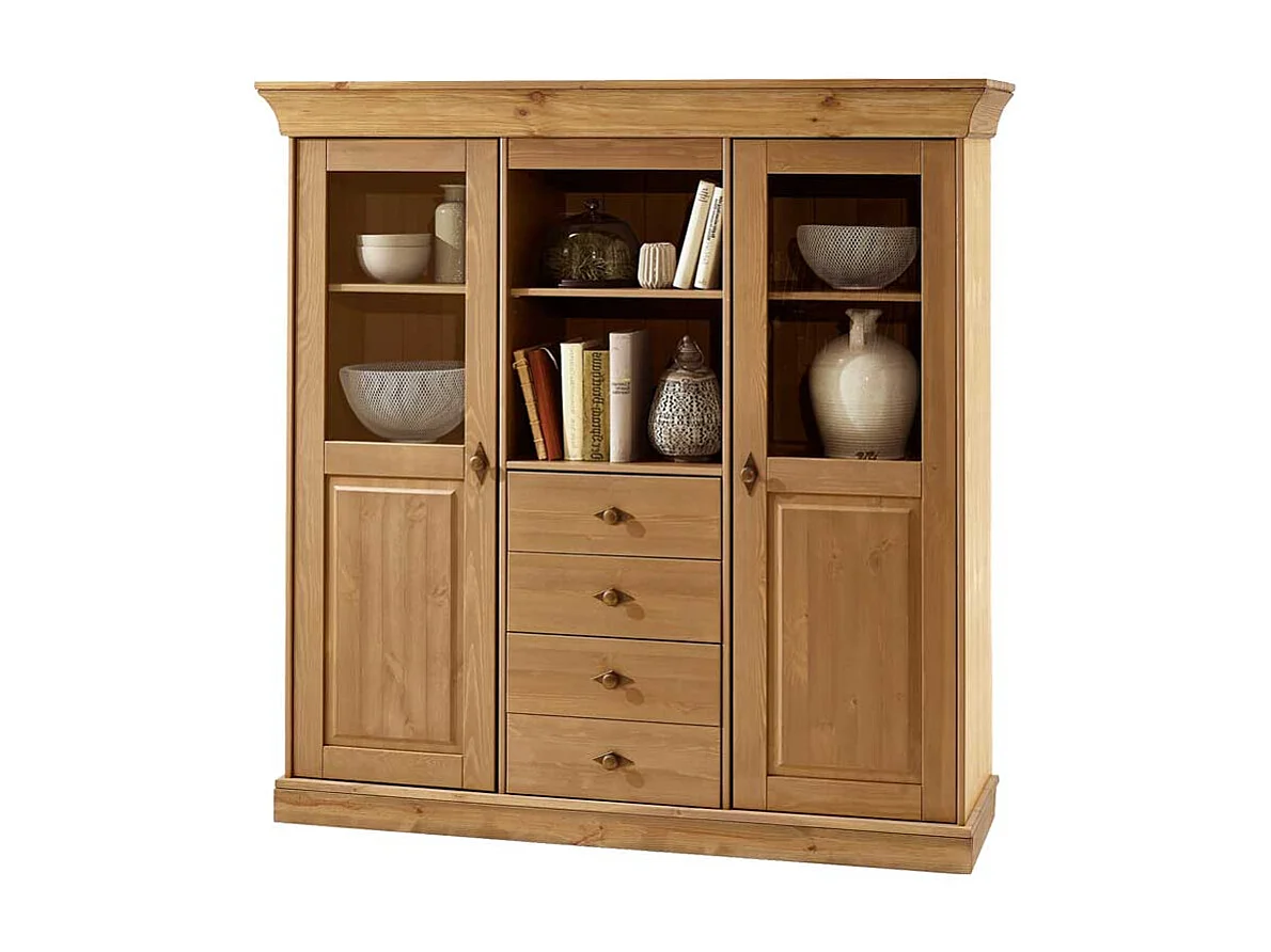 Esszimmer Highboard aus Kiefer teilmassiv Landhaus
