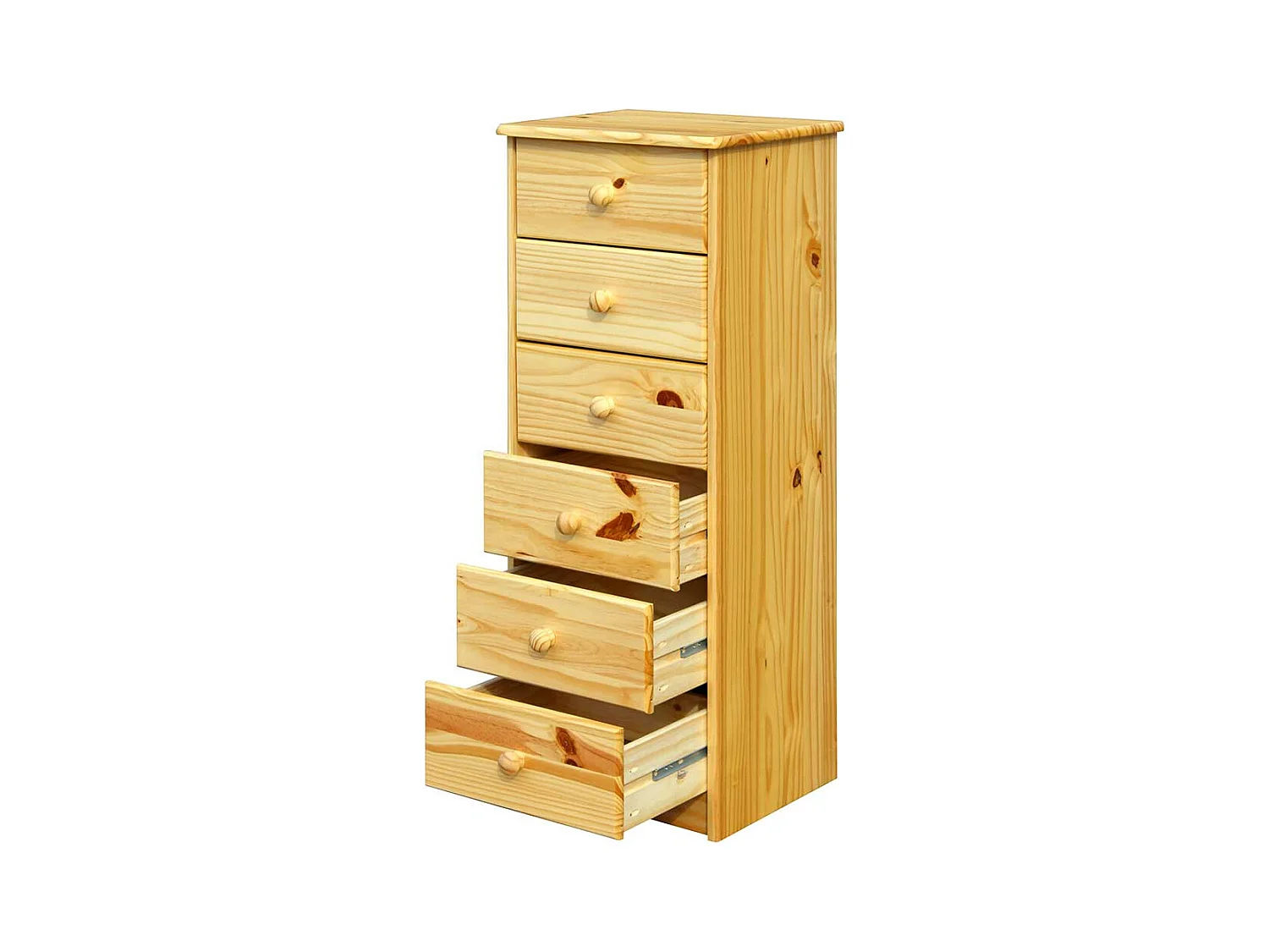 Schubladenkommode aus Kiefer Massivholz lackiert Landhausstil