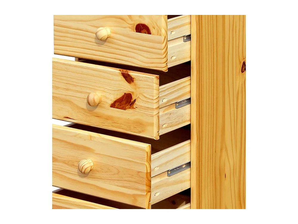 Schubladenkommode aus Kiefer Massivholz lackiert Landhausstil