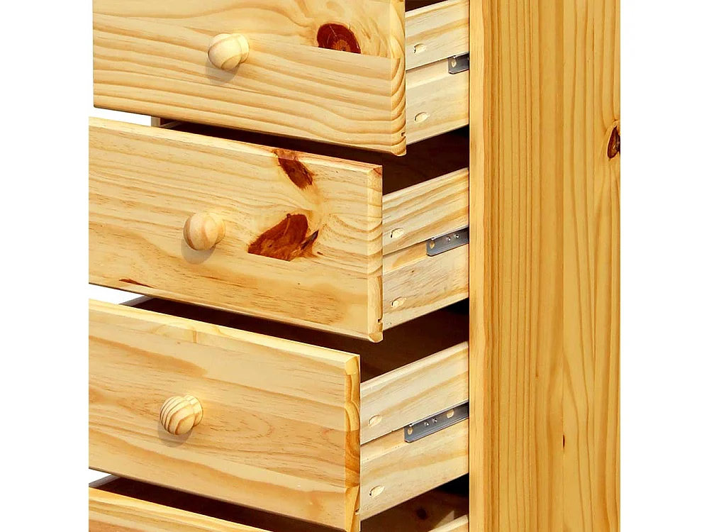 Schubladenkommode aus Kiefer Massivholz lackiert Landhausstil