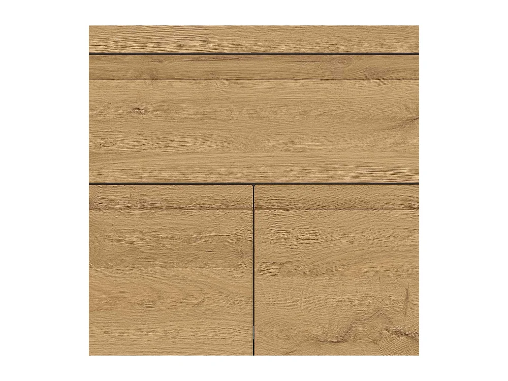 Modernes Highboard Made in Germany Wildeichefarben und Weiß