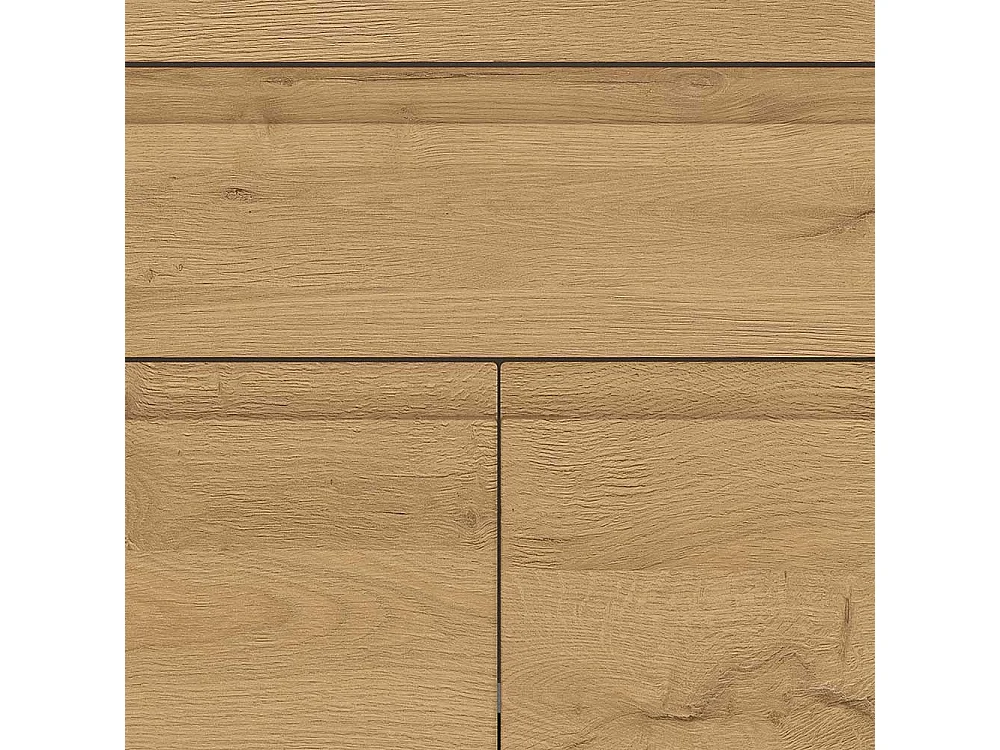 Modernes Highboard Made in Germany Wildeichefarben und Weiß