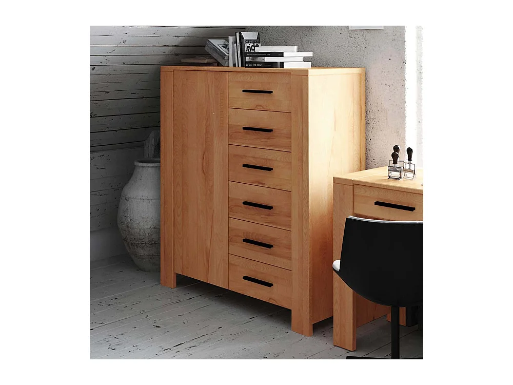 Kombikommode aus Kernbuche Massivholz geölt