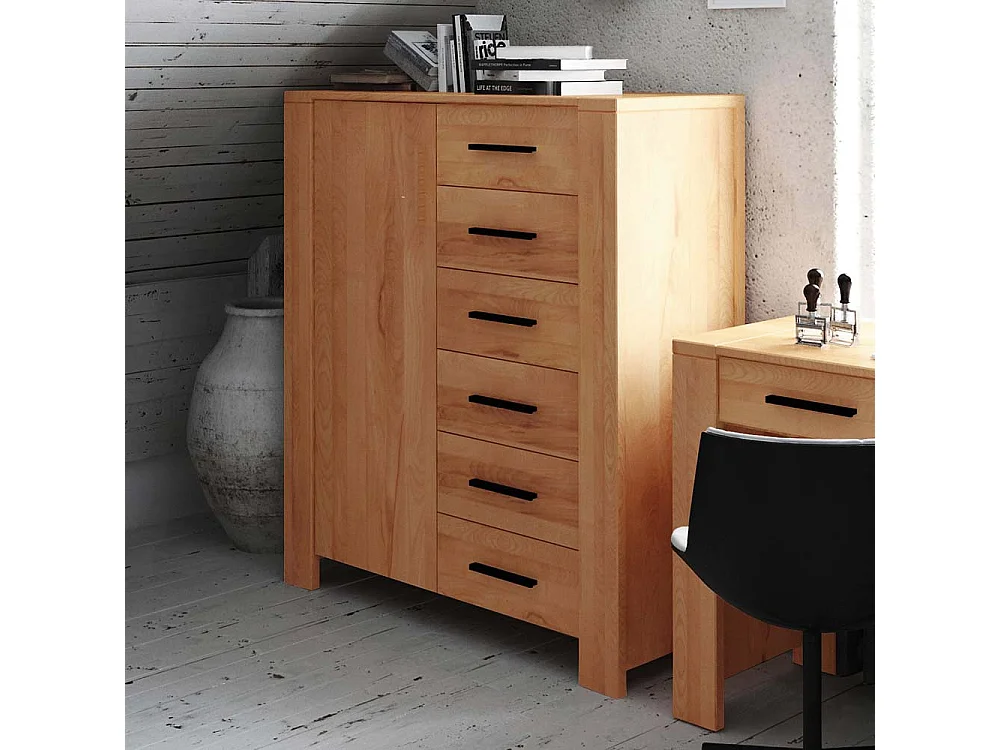 Kombikommode aus Kernbuche Massivholz geölt