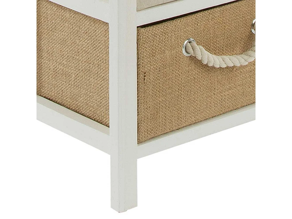 Säulenkommode mit fünf Schubladen Landhausstil