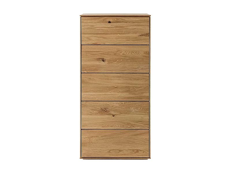 Schubkastenkommode aus Wildeiche Massivholz geölt Push to open Funktion