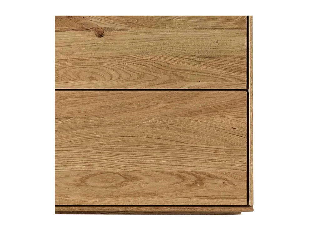 Schubkastenkommode aus Wildeiche Massivholz geölt Push to open Funktion