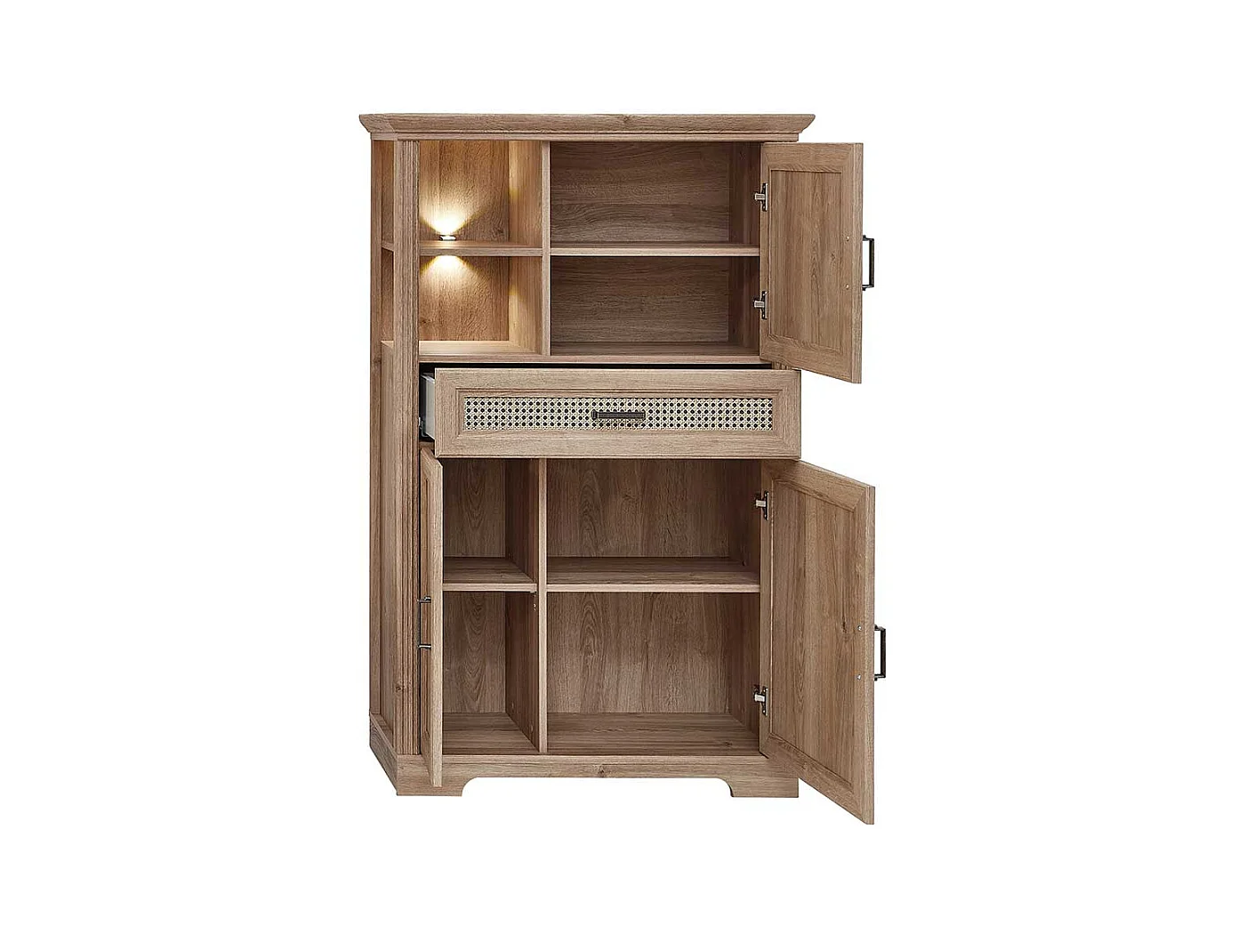 Highboard mit LED Beleuchtung einer Schublade